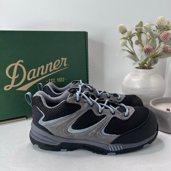Danner Run Time 3" ESD Composite Toe Sneaker Gray/Black 12374 Women 9M NWB - Picture 1 of 10